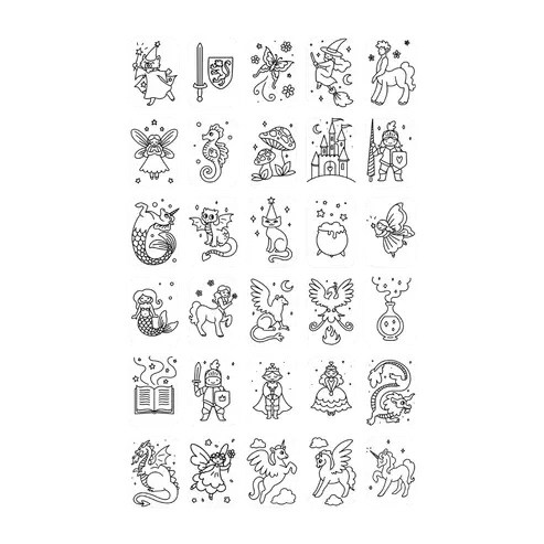 KIDYWOLF - KIDYDRAW-MINI - Recharge - Il était une fois / Animaux