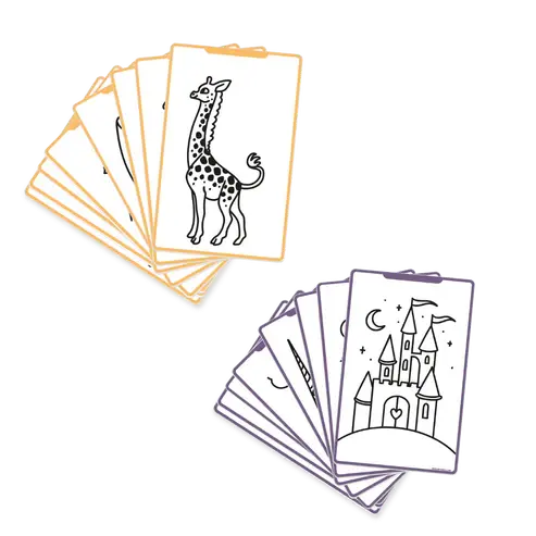 KIDYWOLF - KIDYDRAW-MINI - Recharge - Il était une fois / Animaux