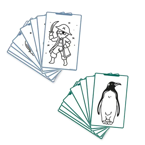 KIDYWOLF - KIDYDRAW-MINI - Recharge - Animaux autour du monde / Océans et pirates