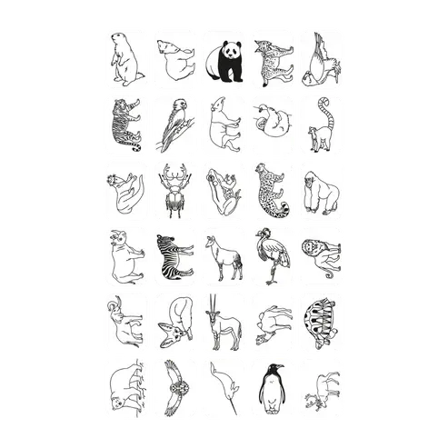 KIDYWOLF - KIDYDRAW-MINI - Recharge - Animaux autour du monde / Océans et pirates