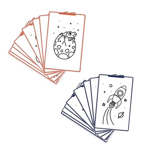 KIDYWOLF - KIDYDRAW-MINI - Recharge - Dinosaures / Galaxie