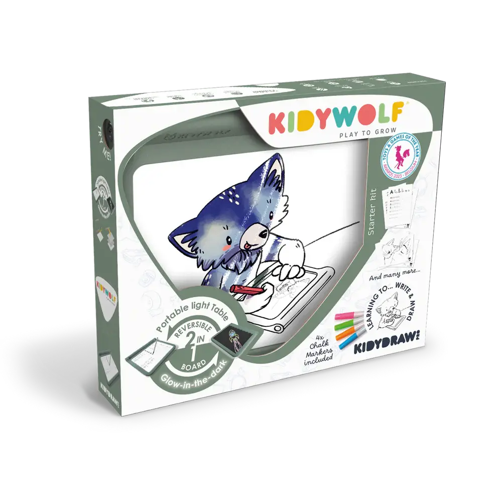KIDYWOLF - KIDYDRAW-PRO - Tablette lumineuse - Vert