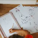 KIDYWOLF - KIDYDRAW-PRO - Tablette lumineuse nomade - Rose