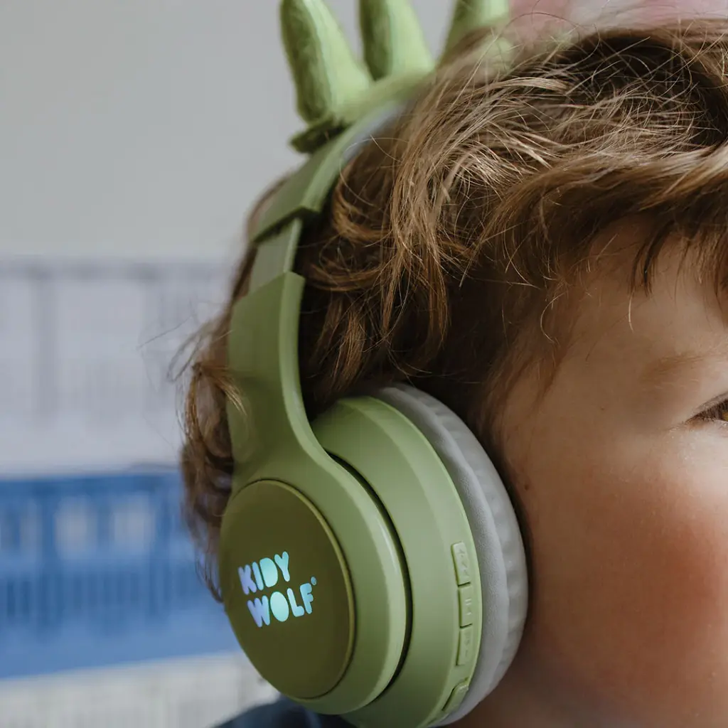 KIDYWOLF - KIDYEARS - Casque Bluetooth - Dinosaure