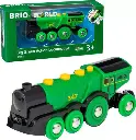 Brio - Locomotive Verte Puissante à piles - 3 ans +
