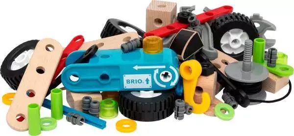 Brio - Coffret Builder et Moteur à rétrofriction - 67pièces - 3 ans +