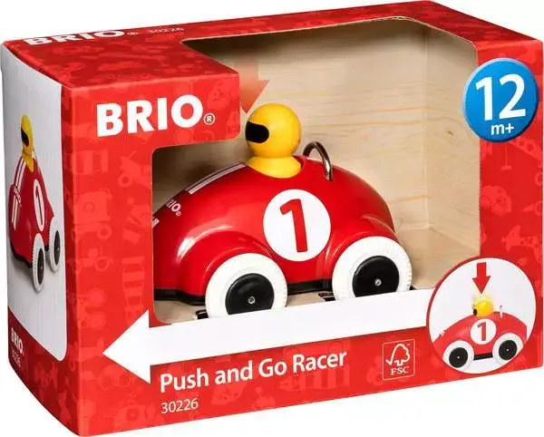 Brio - Voiture de course Push & Go - 12 mois +