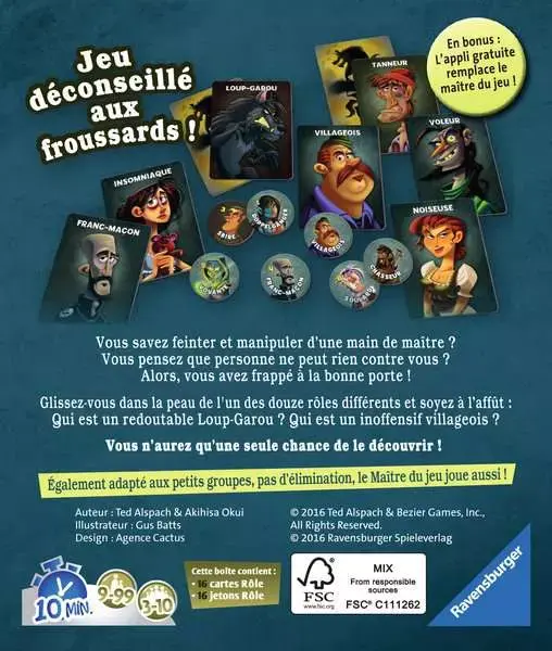 RAVENSBURGER - Loup-Garou pour une nuit