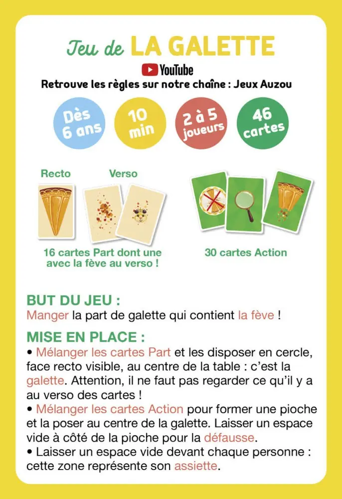 Auzou - Jeu de cartes - Jeu de la galette 3.webp