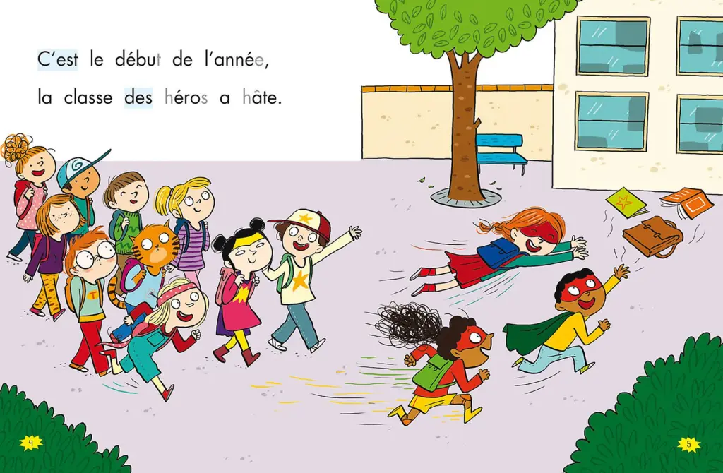 Auzou - Mon tout premier roman - Les héros de 1re primaire - niveau 1 - 4 histoires à l'école 4.webp