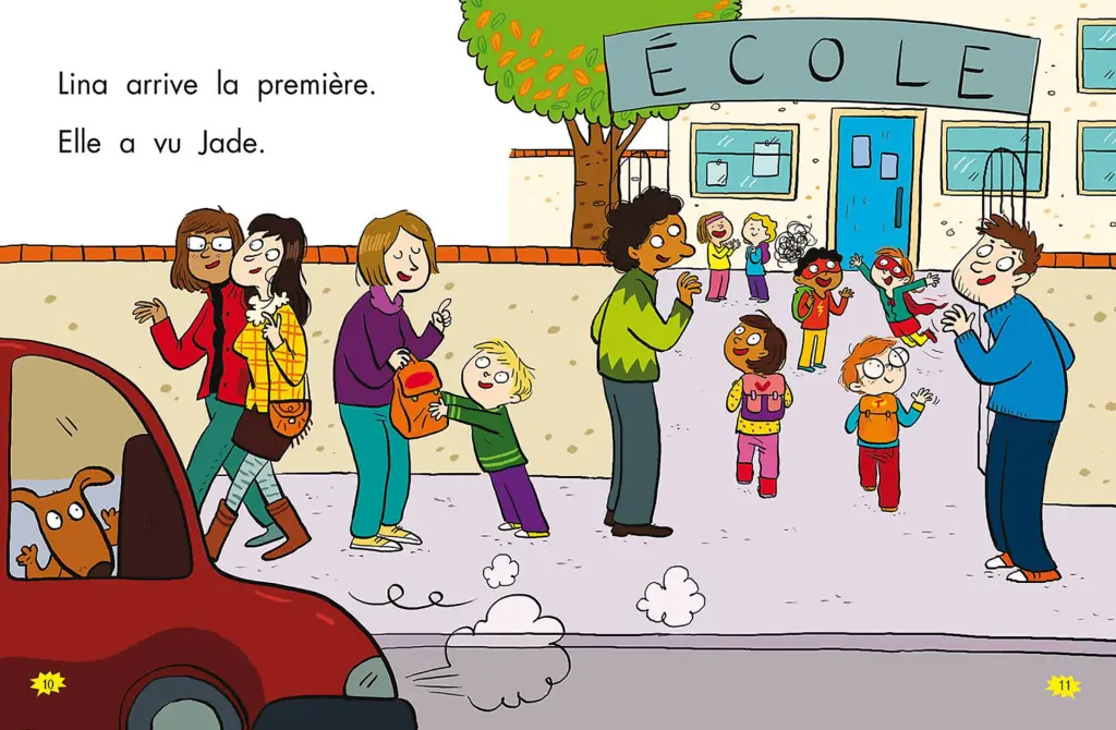 Auzou - Mon tout premier roman - Les héros de 1re primaire - niveau 1 - 4 histoires à l'école 3.webp