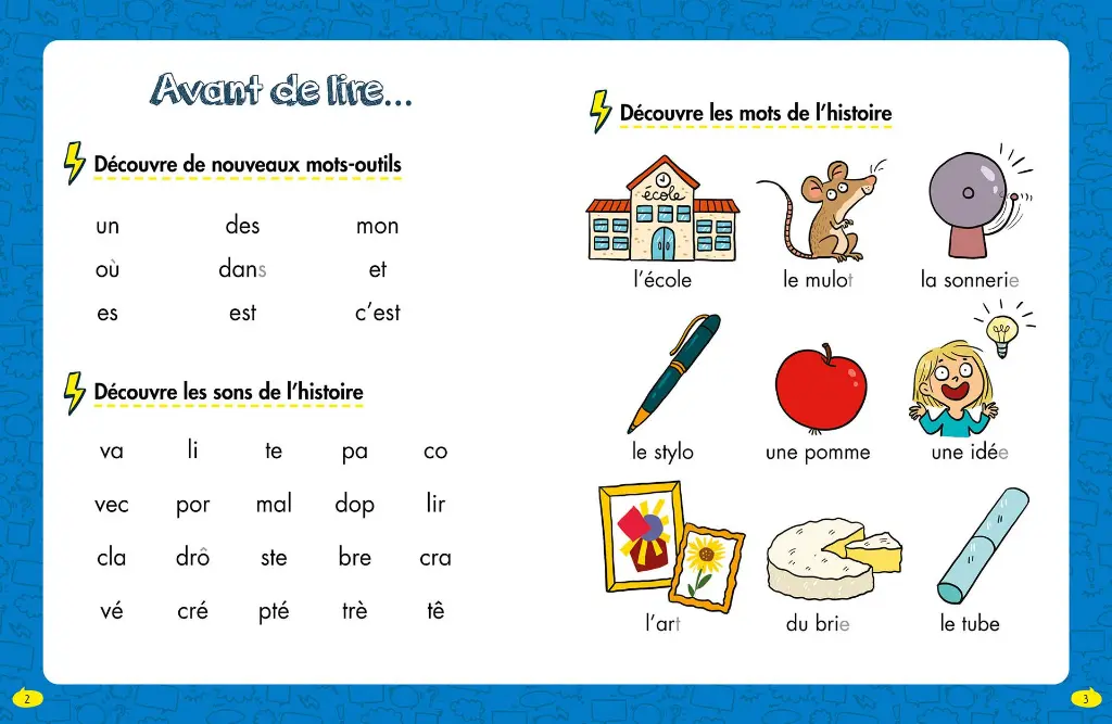 Auzou - Les Héros de 1re primaire en BD - Niveau 1 - Un mulot à l'école 2.webp