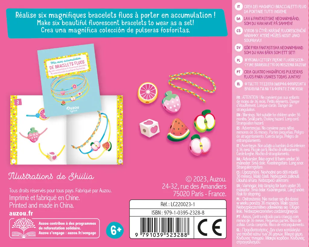 MON SUPERBE BIJOU - MA PETITE ACCUMULATION DE BRACELETS FLUOS  2.webp