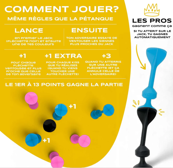 Tossit - Fléchette Ventouse