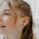 Les petites hirondelles- Boucles d'oreilles paillettes