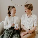 Les petites hirondelles - Pin's feutrine pailletée