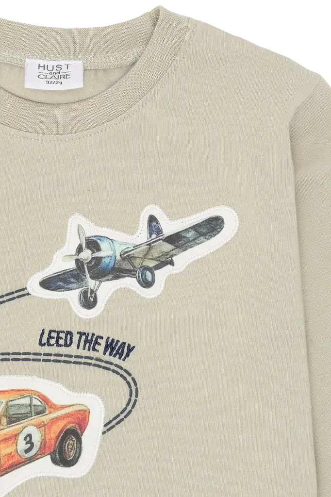 Hust & Clair - T-shirt manches longues - Anton Retro Road