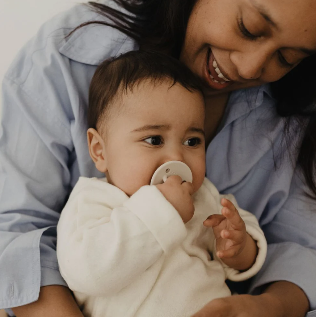 Elhée - Sucette "ChooChoo" 0-6 mois | Extra-Fine - Sand