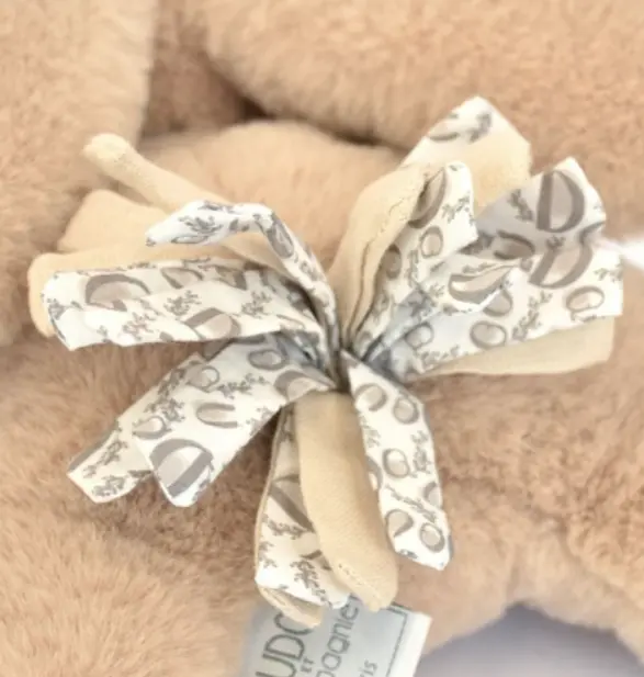 Doudou et Compagnie - Lapin doudou - Peluche lapin beige sable