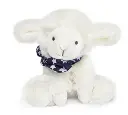 Doudou et Compagnie - Agneau doudou - Blanc avec chouchou