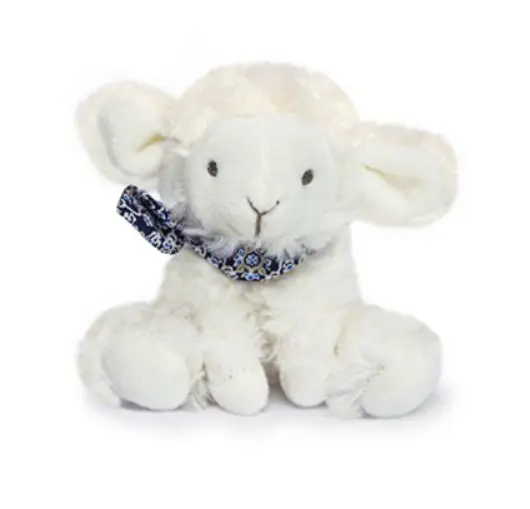 Doudou et Compagnie - Agneau doudou - Blanc avec chouchou