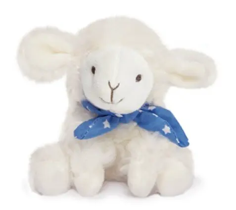 Doudou et Compagnie - Agneau doudou - Blanc avec chouchou