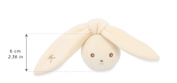 Kaloo - Balle hochet lapin vert