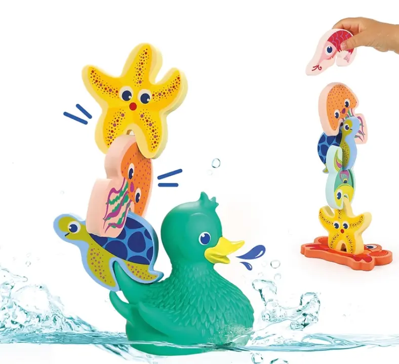 LUDI - Coffret bain 3 en 1 - Duck and friends