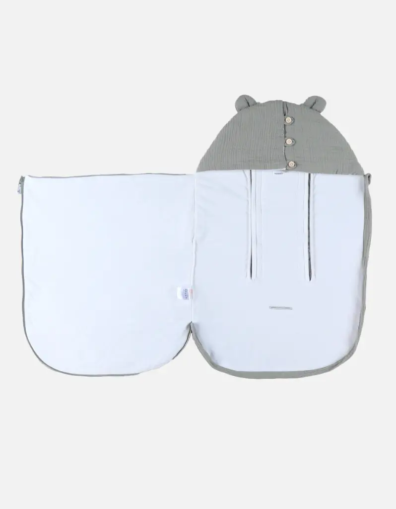 Noukie's - Nid d'ange mousseline de coton - Kaki