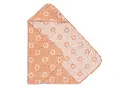 Jollein - Cape de bain éponge réversible 75x75cm - Flower