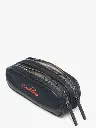 Caméléon - Trousse enfant 2 compartiments - Vintage urban - Navy orange stitchin