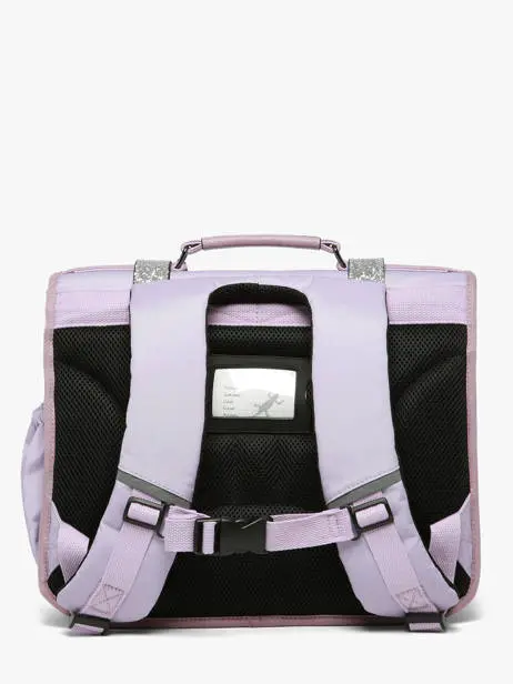 Caméléon - Cartable 2 compartiments - Vintage fantasy - Glossy lila