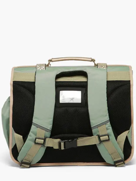 Caméléon - Cartable 3 compartiments - Vintage fantasy - Glossy green