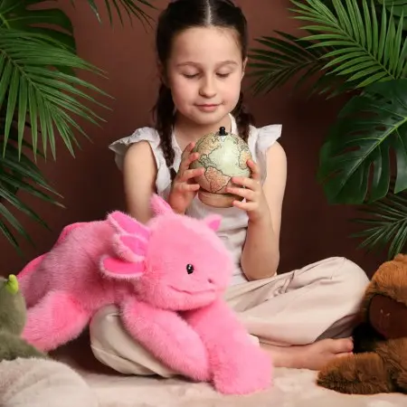 Podcoll - Peluche lestée - Anxolotl 50 cm