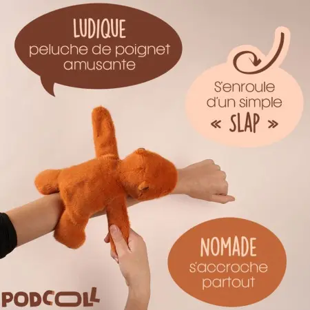 Histoire d'ours- Bracelet slap - Capybara