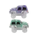 Cleverclixx - Voiture de course de circuit vert pastel
