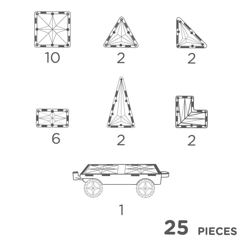 Cleverclixx - Roues intense - 25 pièces