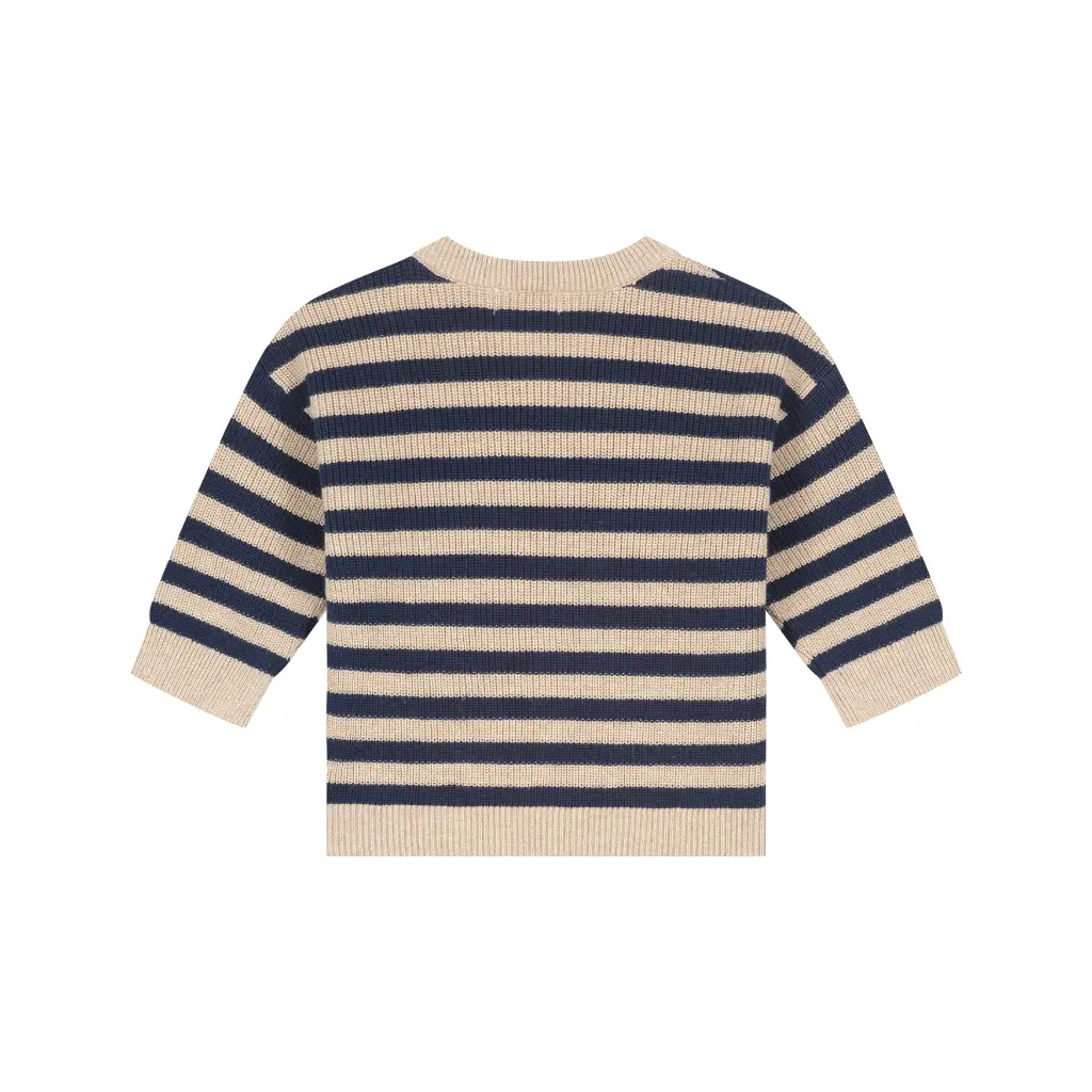 A Tiny Story - Pull bébé ligné - Dark blue