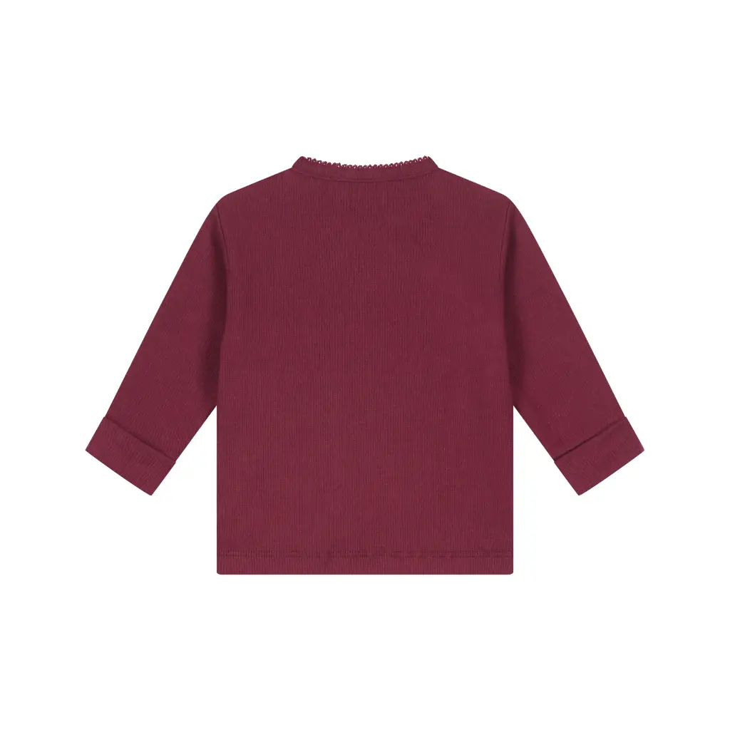 A Tiny Story - Blouse cache-coeur - Dark Red