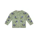 BABYFACE - Gilet Fleurs - Menthe - Fille