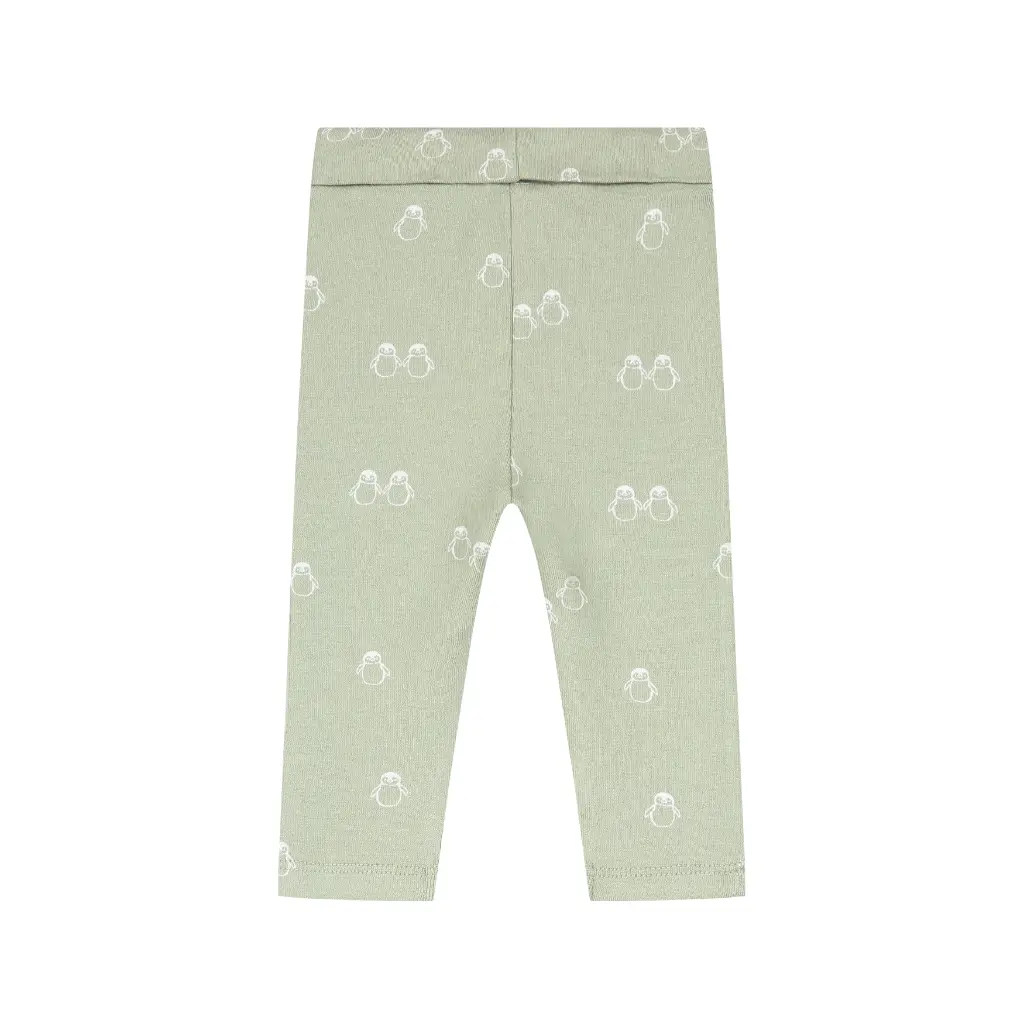 Babyface - Pantalon Legging Pingouins - Pistachio