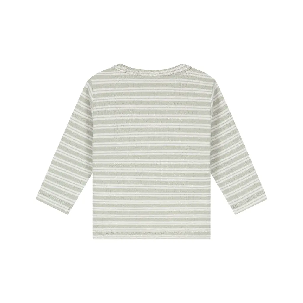 Babyface - T-shirt à manches longues ligné - Pistachio