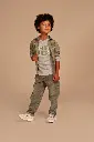 Stains & Stories - Chemise à carreaux - Army - Garçon
