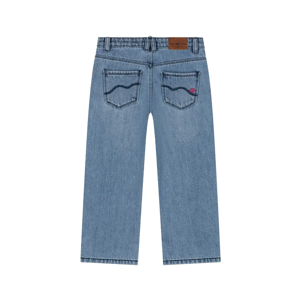 Stains & Stories - Pantalon en Jeans - Light Blue Denim - Fille