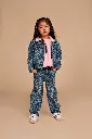 Stains & Stories - Pantalon en Jeans Léopard - Medium Blue Denim - Fille