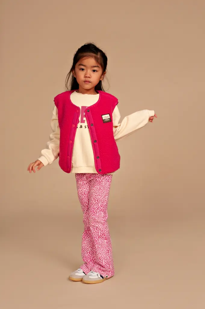 Stains & Stories - Gilet sans manche - Magenta - Fille