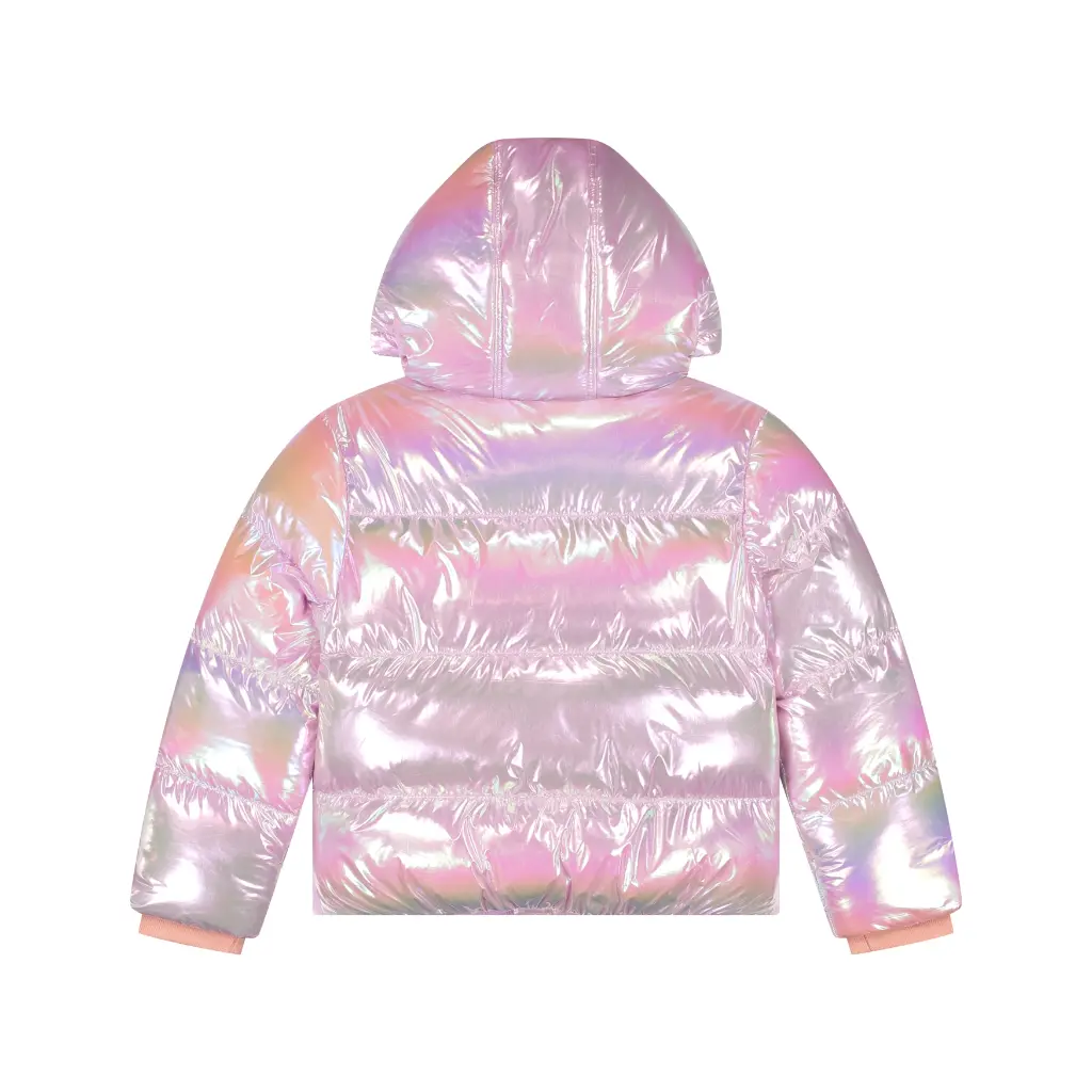 Stains & Stories - Manteau Brillant - Pink - Fille