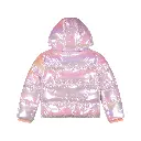Stains & Stories - Manteau Brillant - Pink - Fille