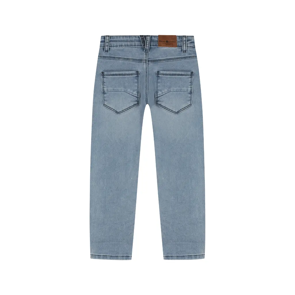 Stains & Stories - Pantalon en Jeans - Pale Blue Denim  - Garçon