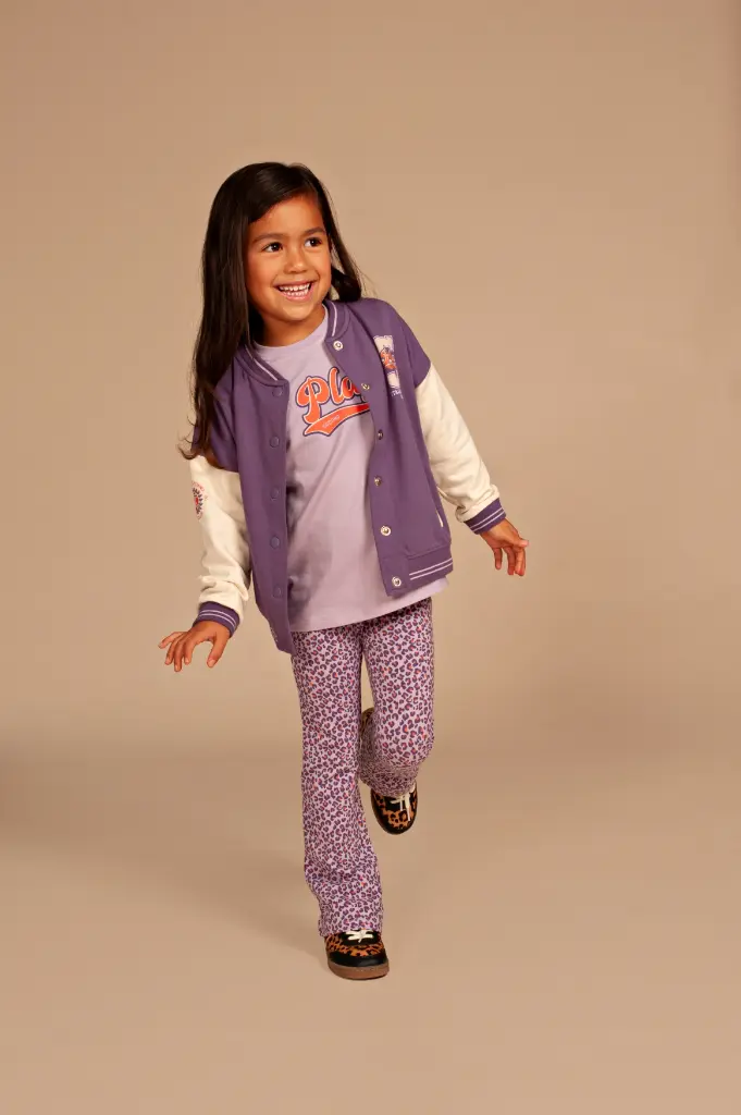 Stains & Stories - Legging évasé Léopard - Lila - Fille
